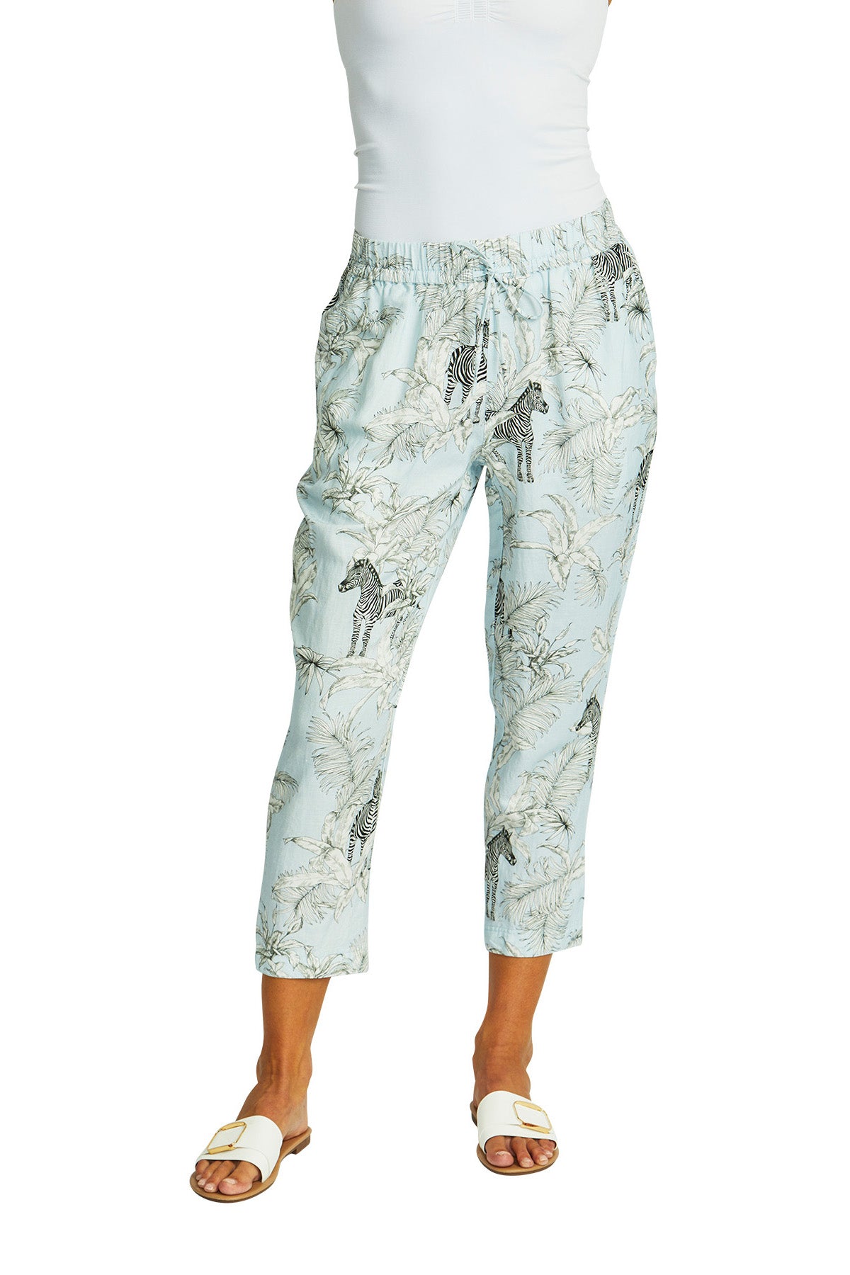 Lena Pullon Pant tropic zebra