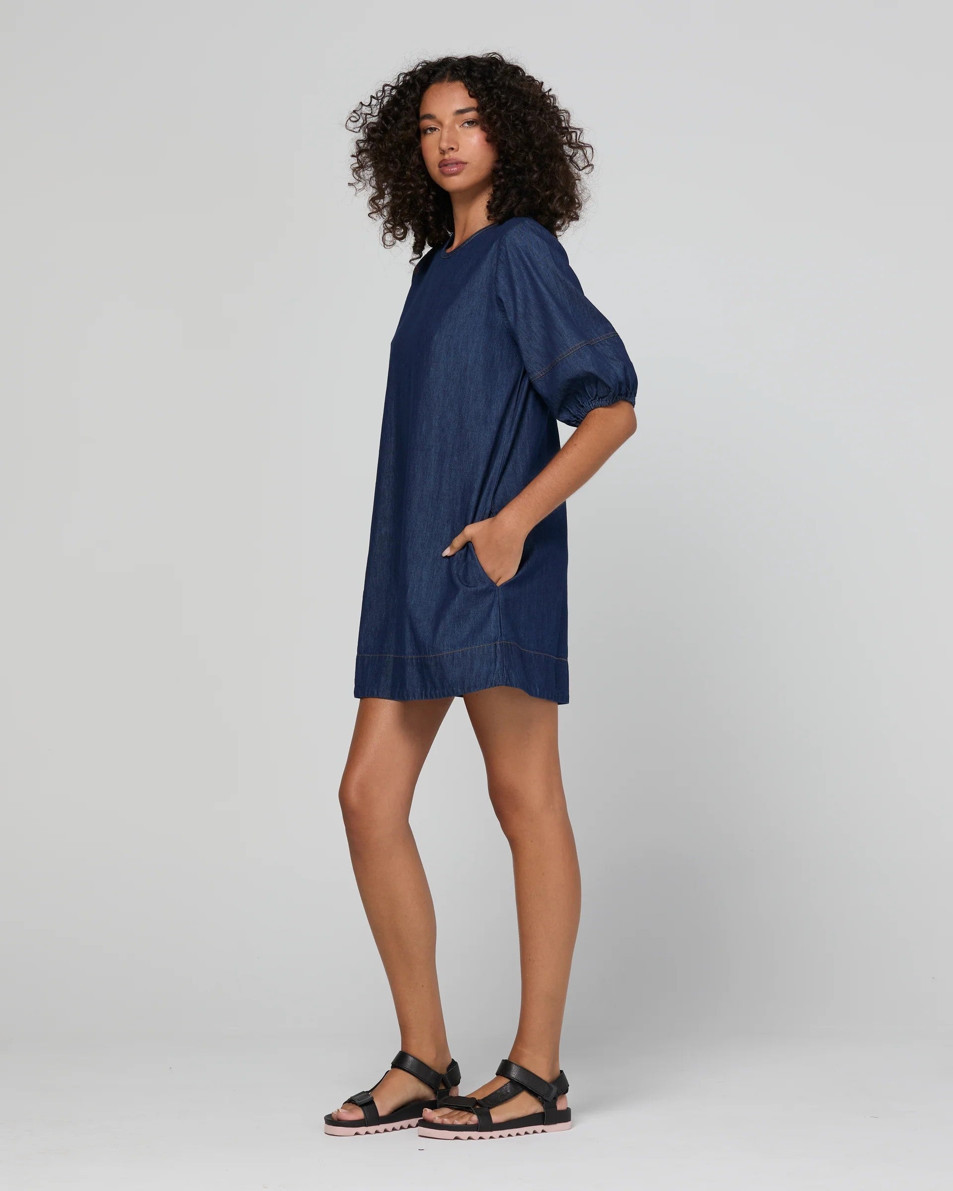 Ava Dress dark denim