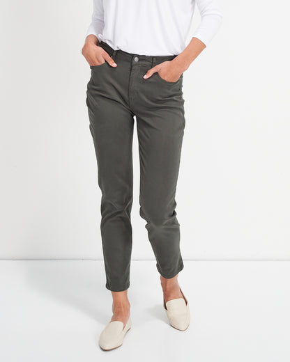 Wynona curve jean khaki