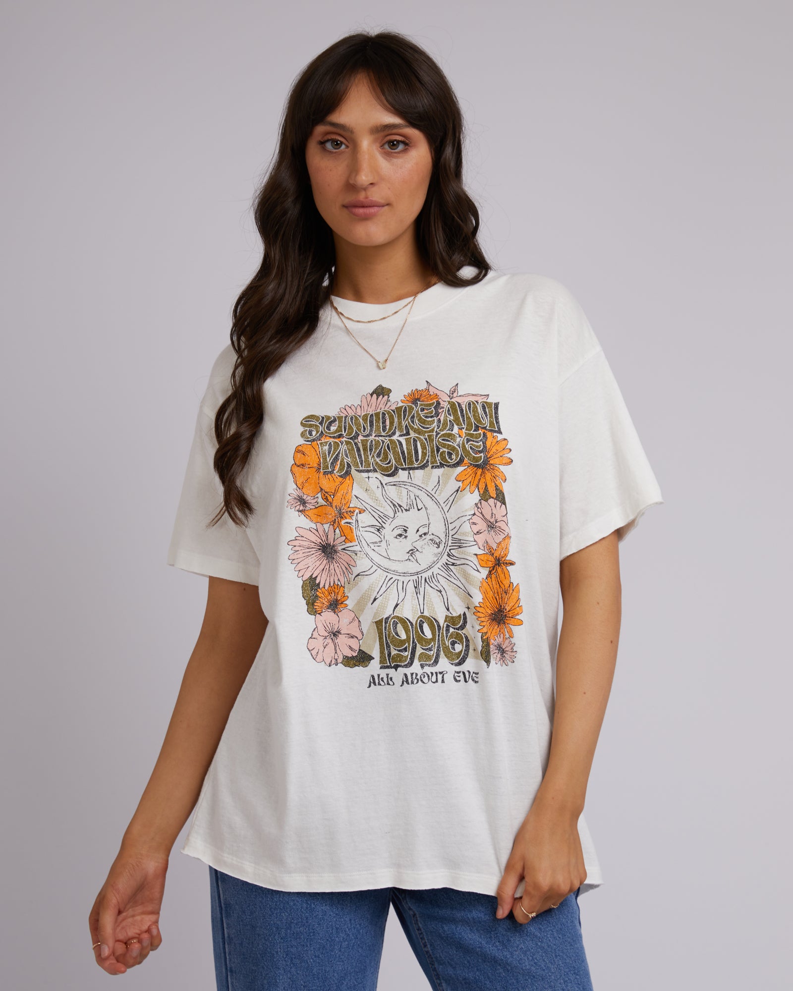 Sundream Oversized tee white