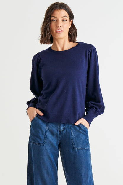 Charlotte Knit jumper blue