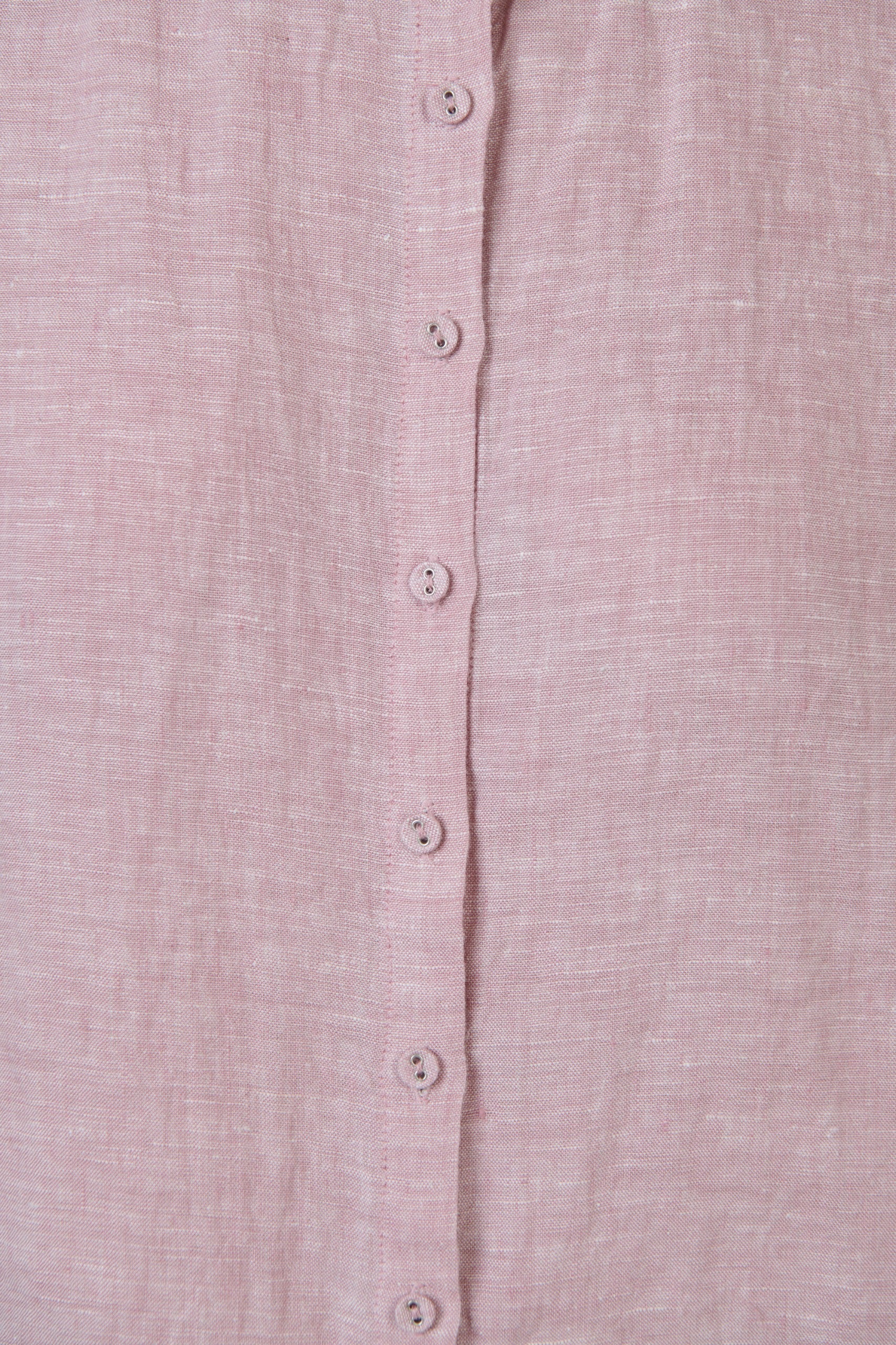 June Linen Top - radish