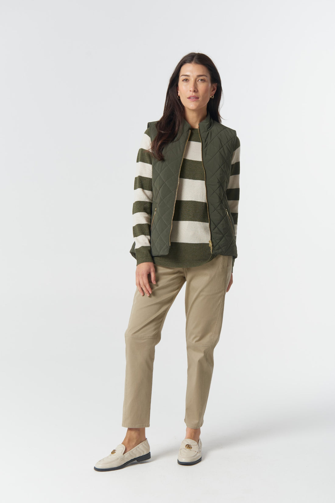 Heritage Quilted Vest Khaki