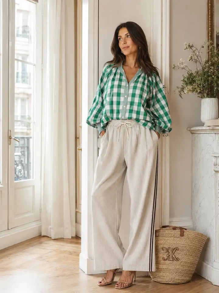 Nine Seven Three pant white