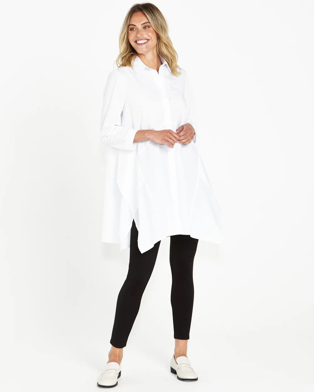 Zaida tunic shirt white