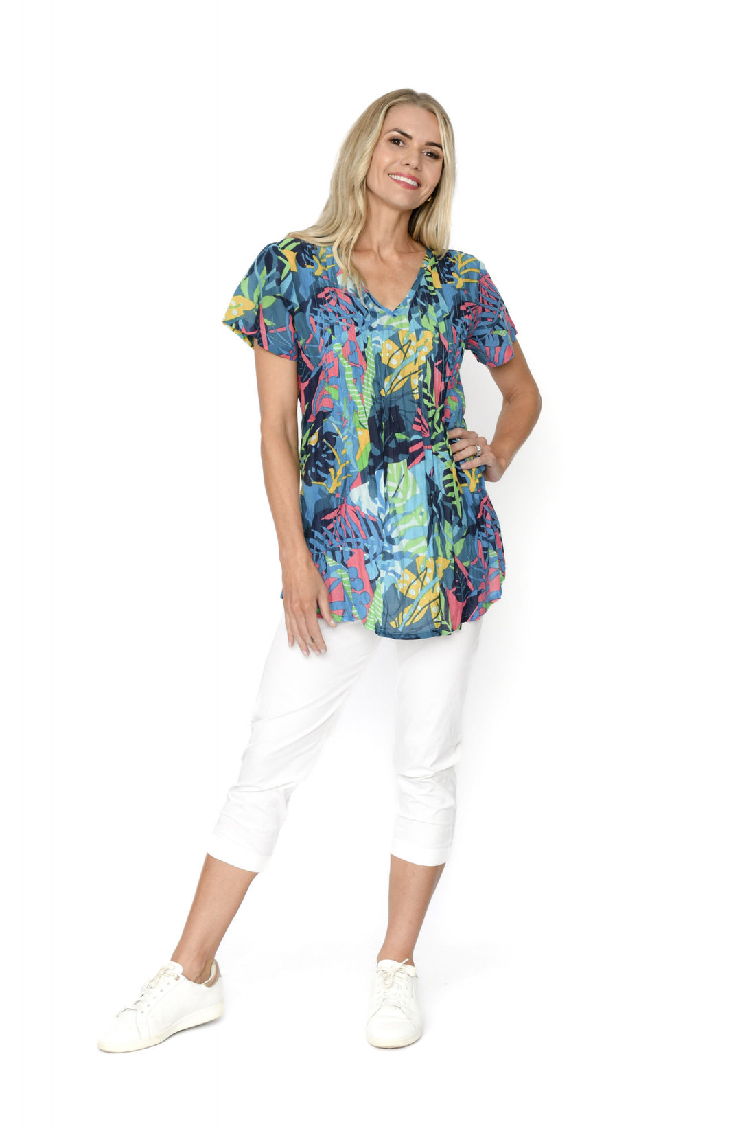 Kayla cotton blouse (JunglePop)