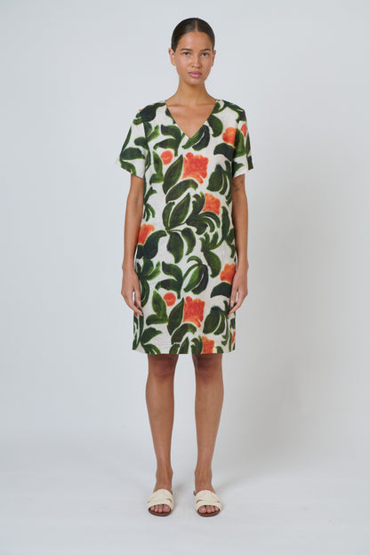 Tuileries Linen Dress
