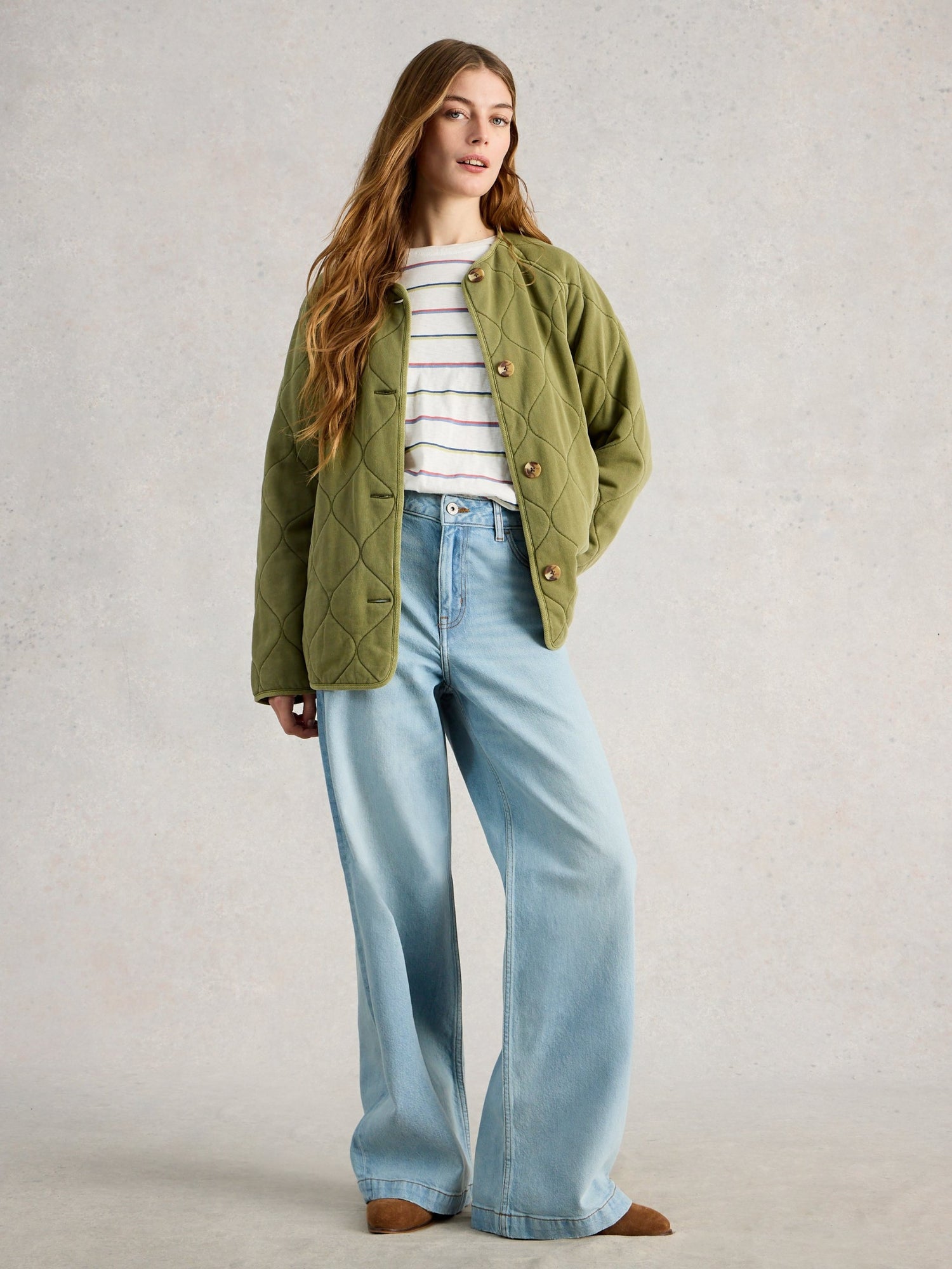 Ayla Wide Leg Jean - light denim