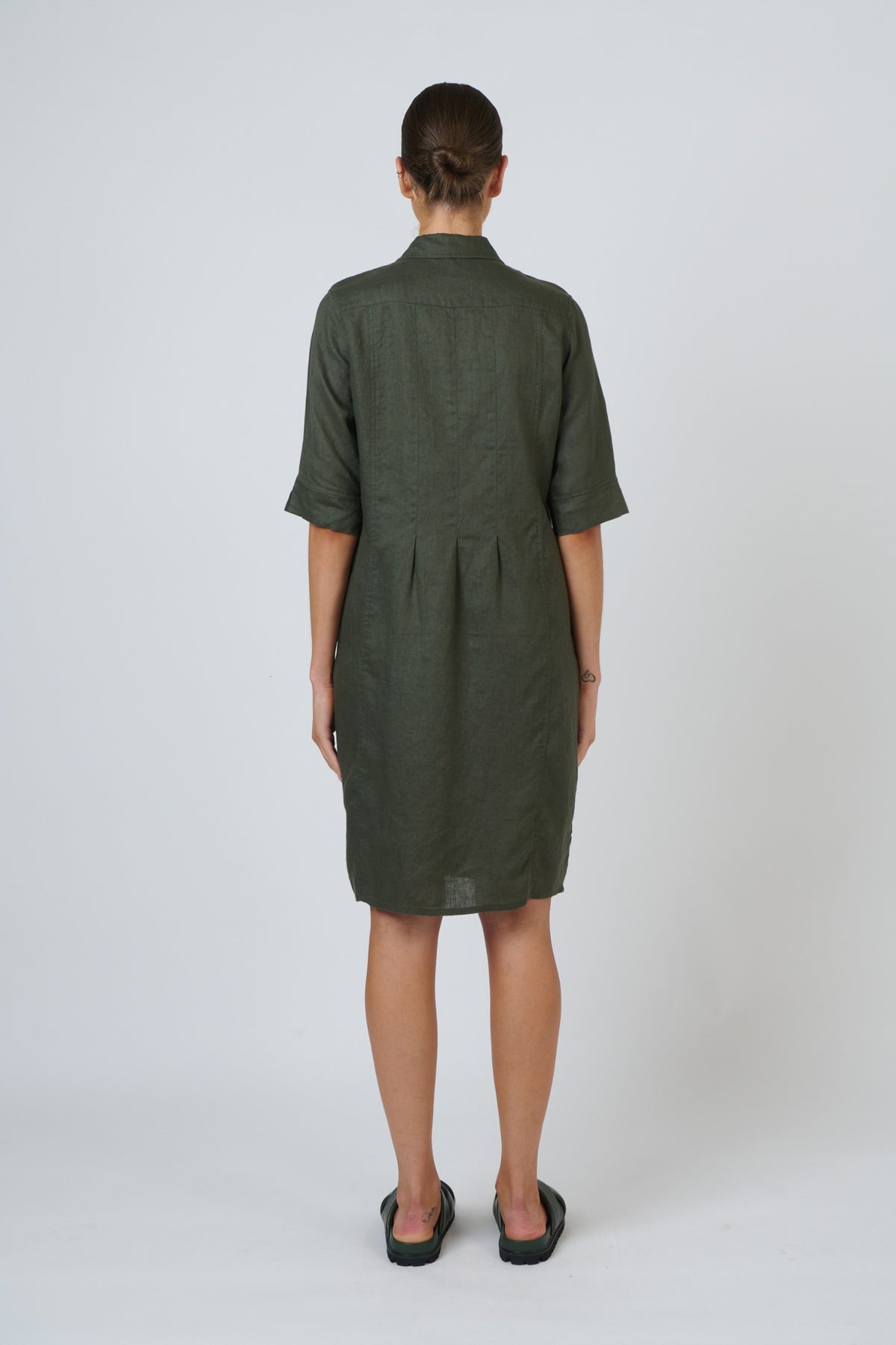Topiary Linen Dress