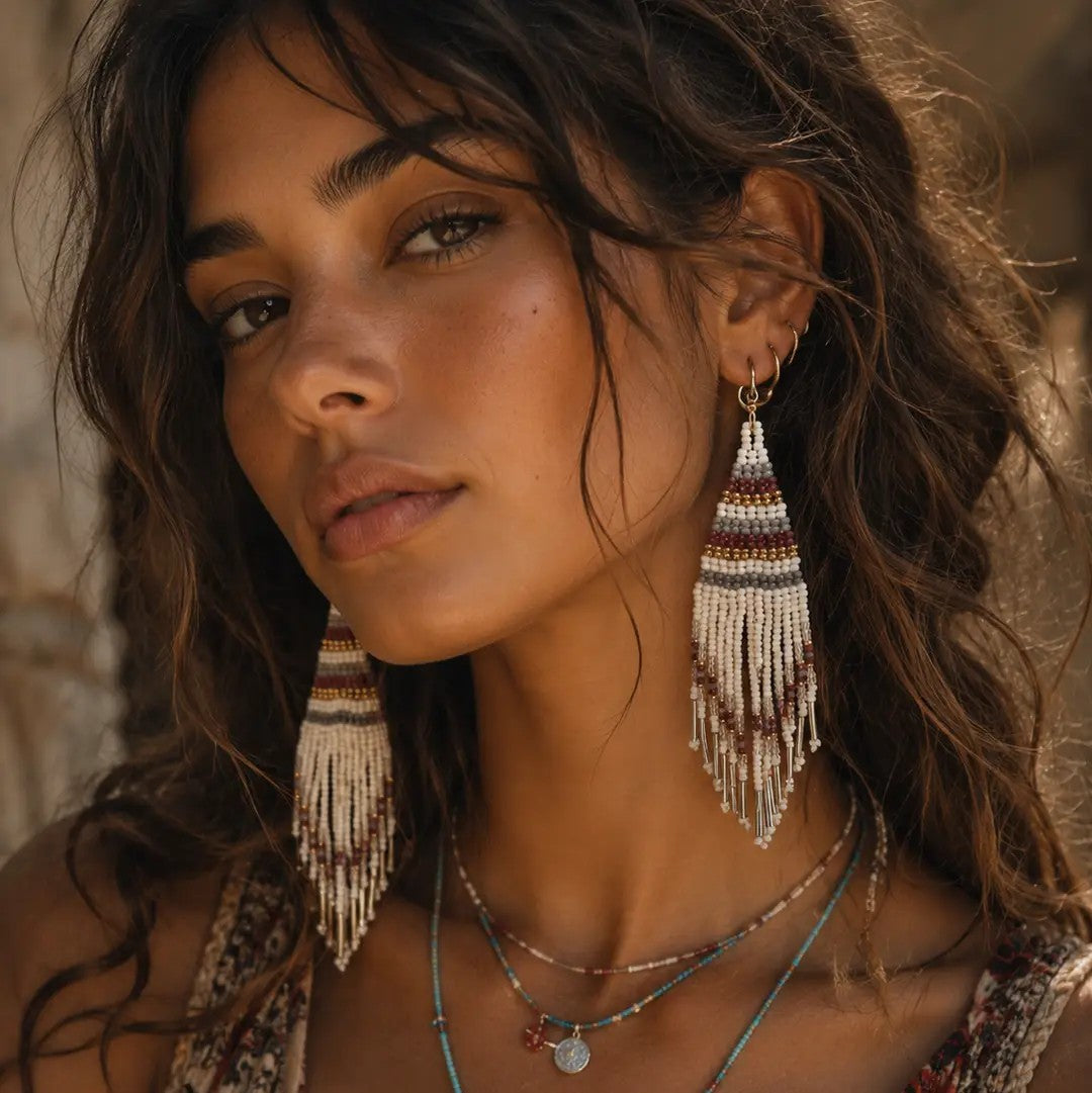 Fringe Statement Earring