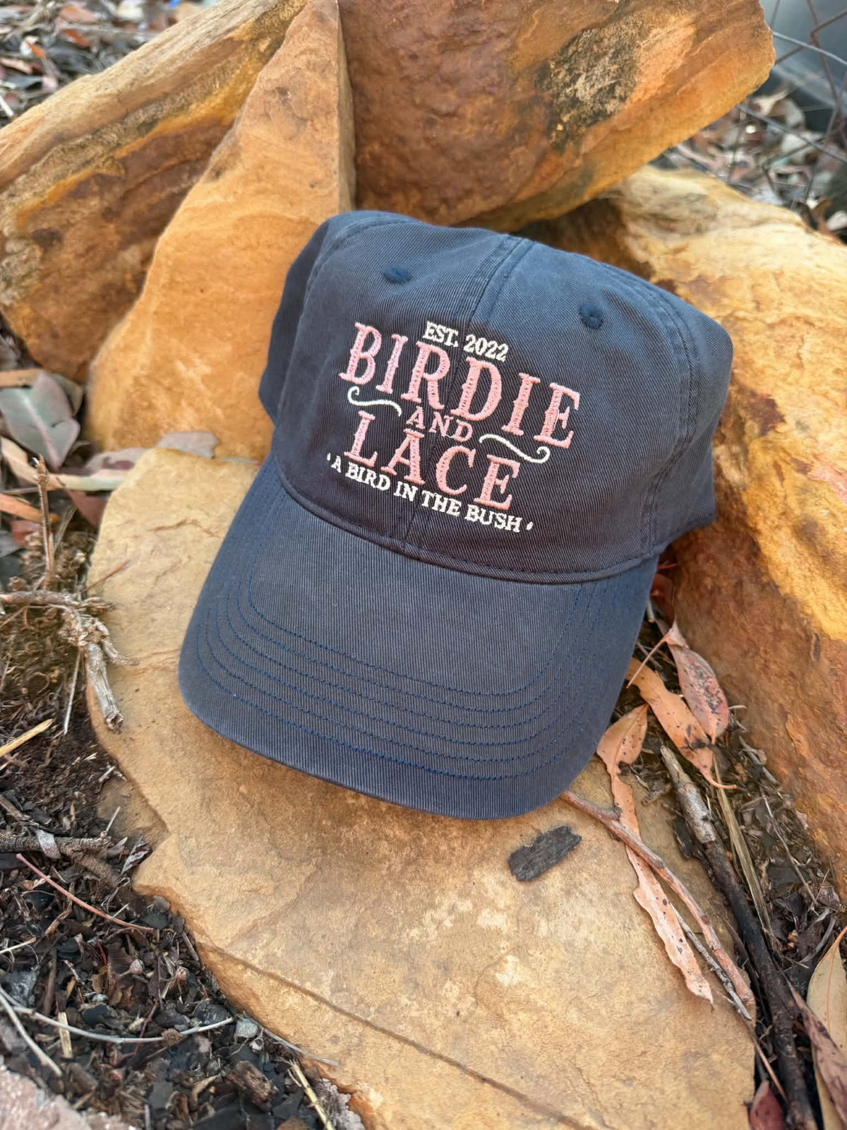 Birdie and Lace - enzyme wash navy