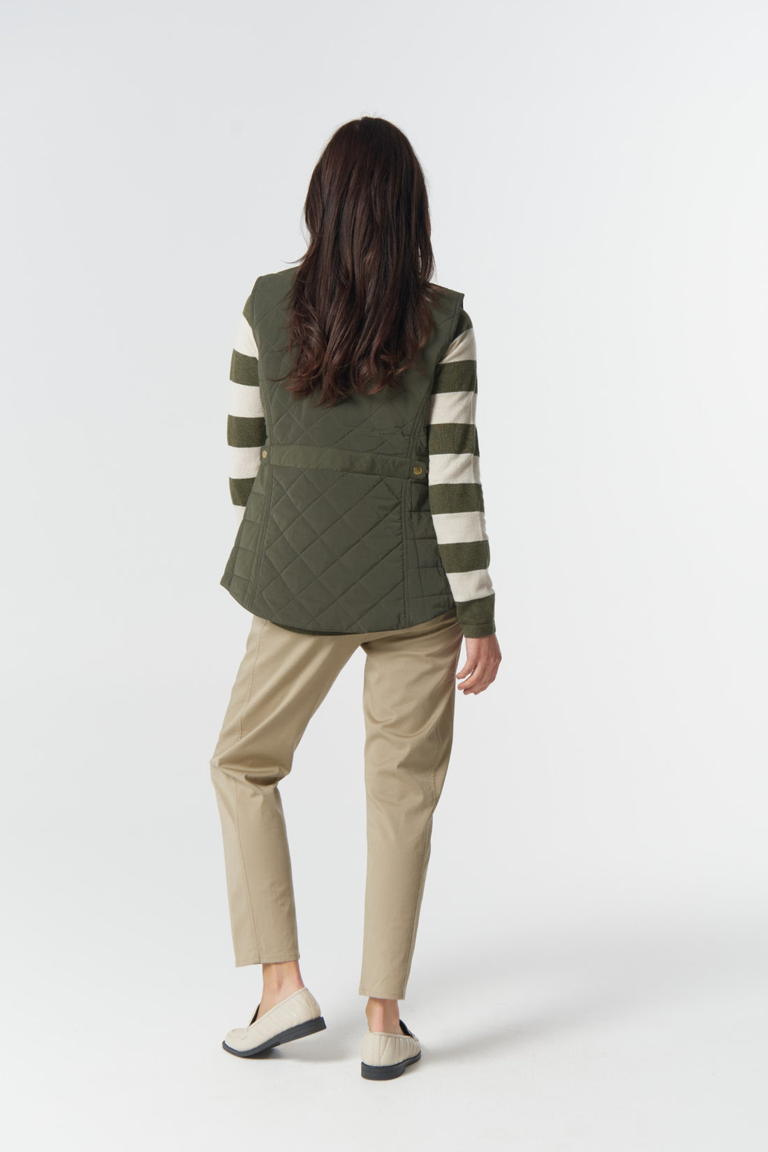 Heritage Quilted Vest Khaki