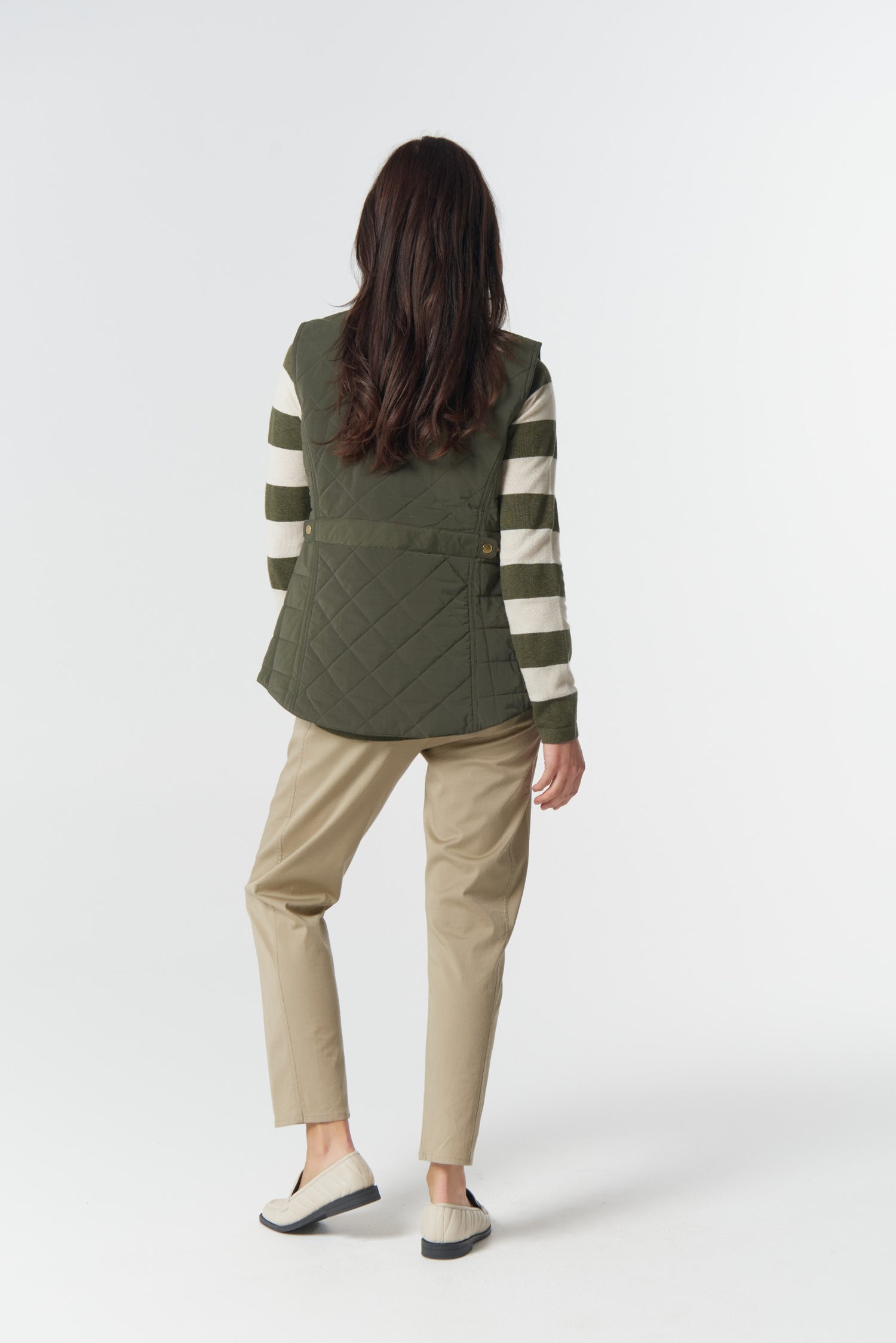 Heritage Quilted Vest Khaki