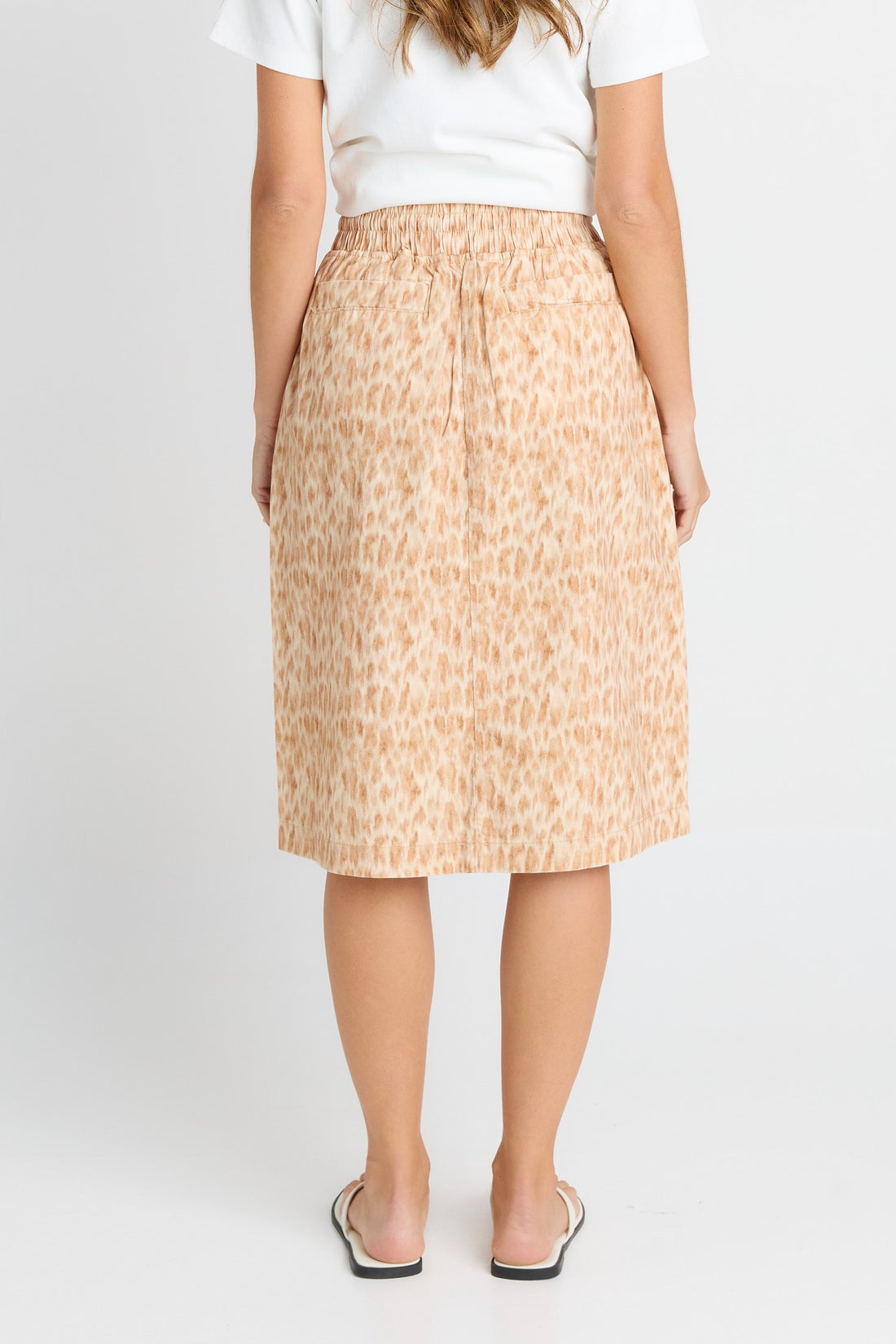 Quinn Cotton Skirt - ocelot