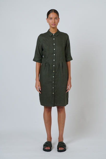Topiary Linen Dress