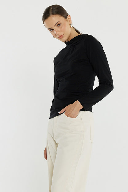 Nuala Wide Leg Jean cream