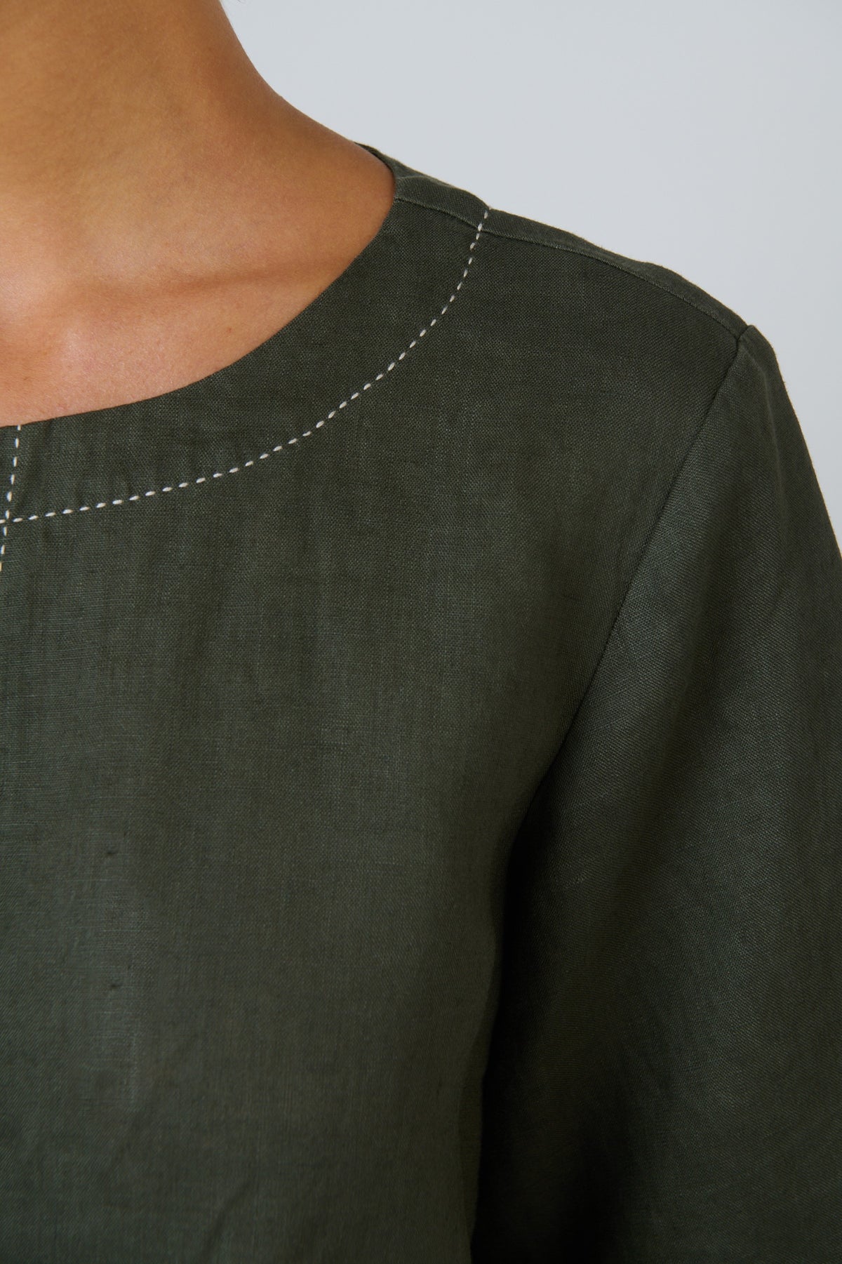 Topiary Linen Top