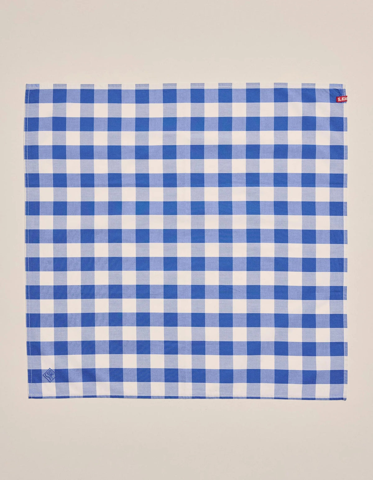 Parachilna Bandana mid blue check