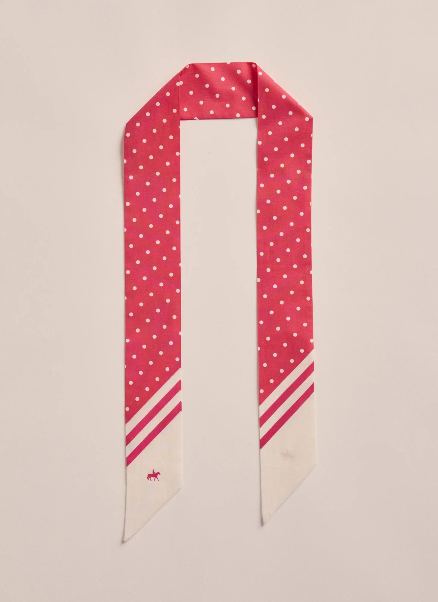 Pinnaroo Silk Twilly - bright pink