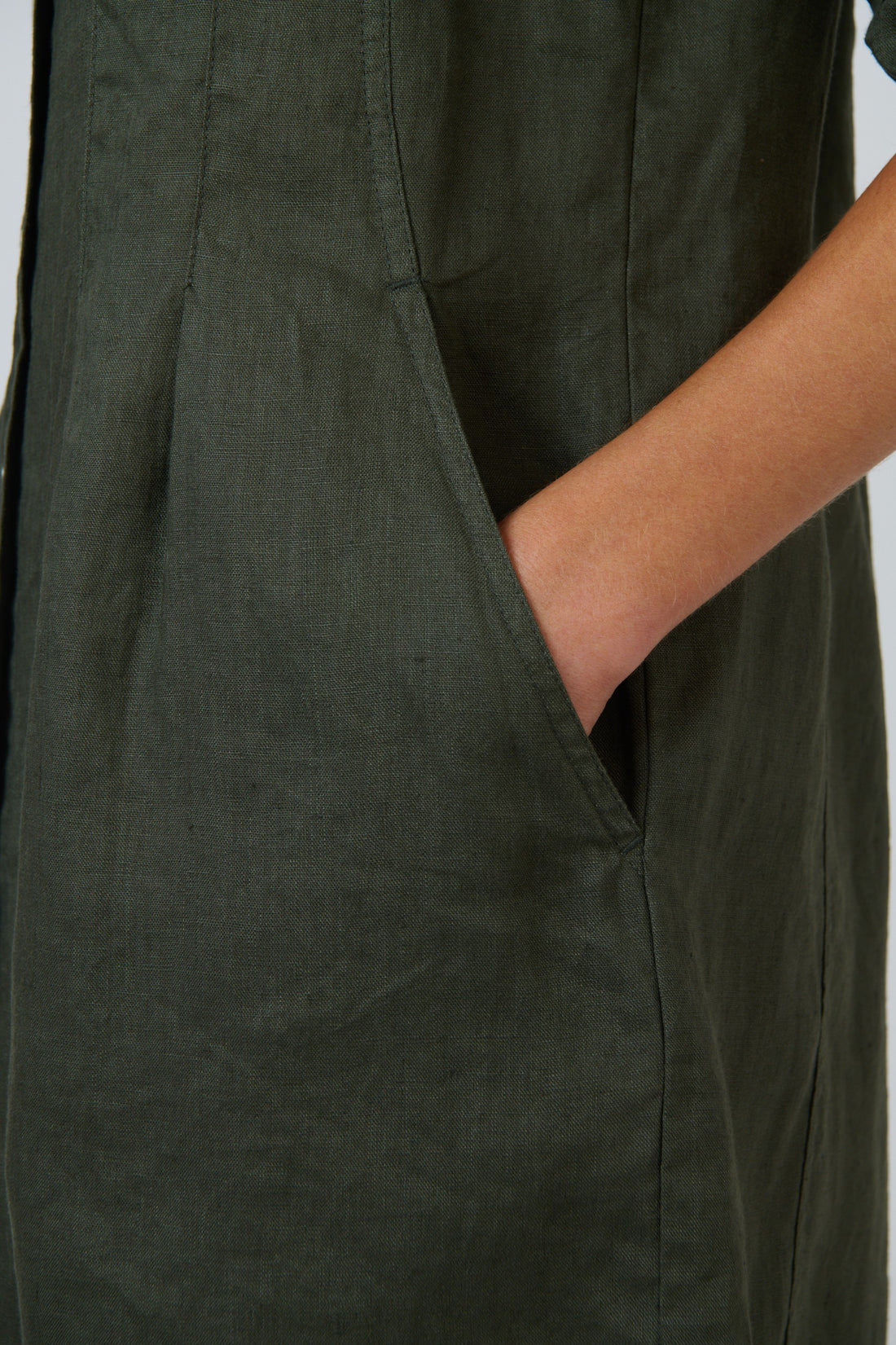 Topiary Linen Dress