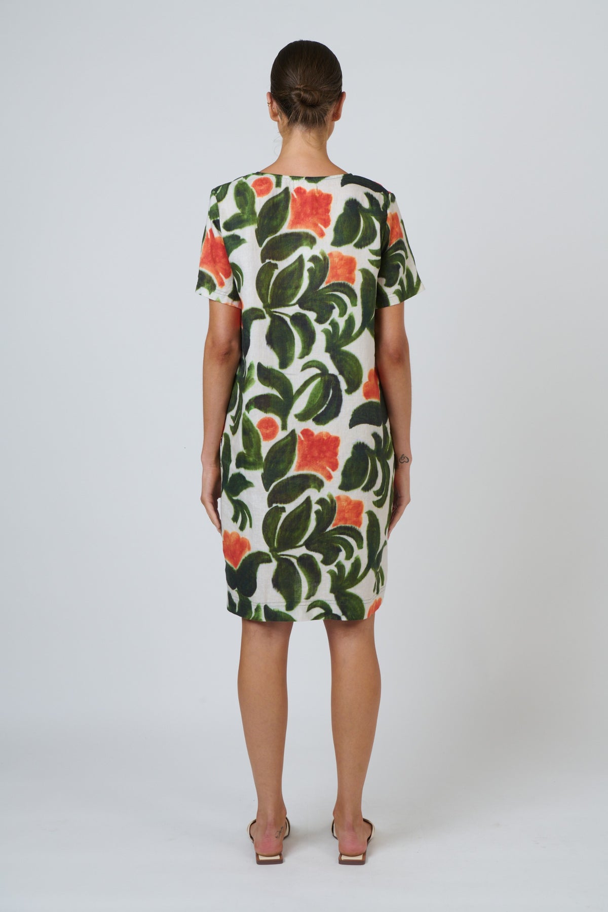 Tuileries Linen Dress