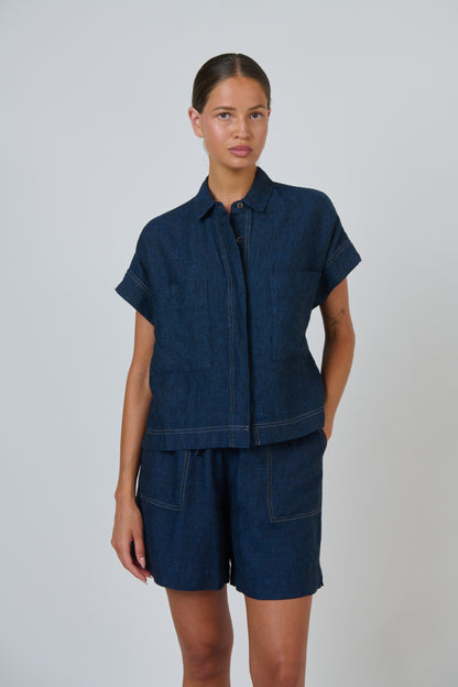 Eclipse Linen Top