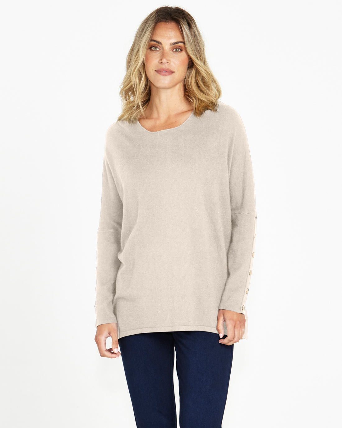 Bronte Knit top wheat
