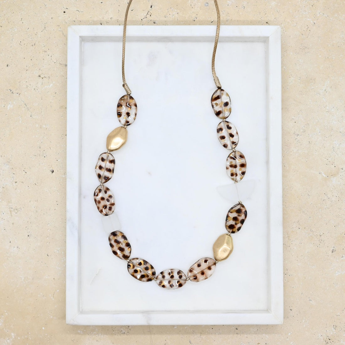 Acrylic Resin ccb Beads Necklace