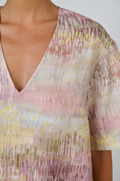 Jenna Jardin Linen Top