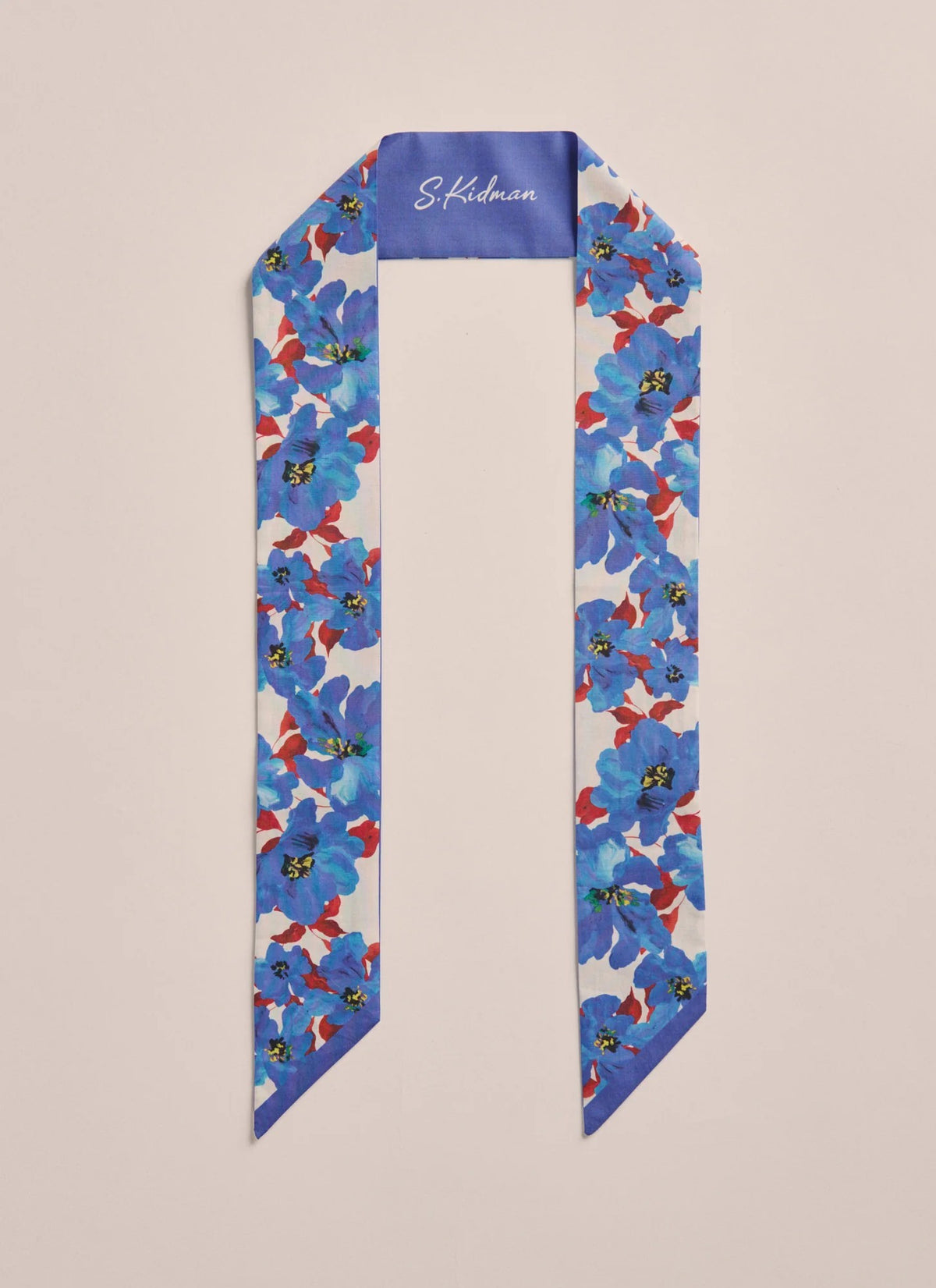 Pinnaroo Silk Twilly Scarf - sapphire