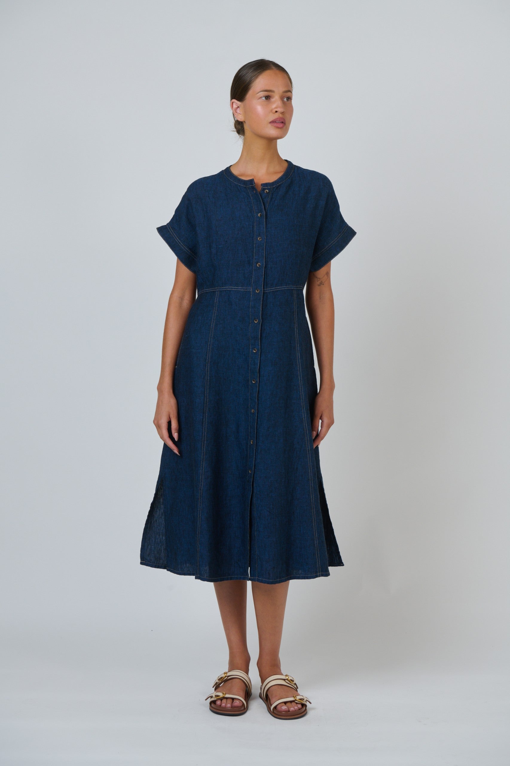 Eclipse Linen Dress
