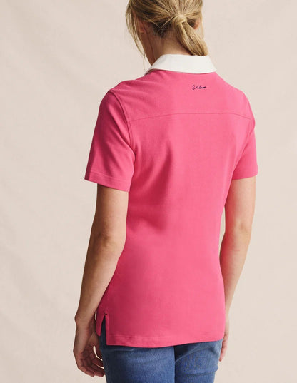 Tuli Short Sleeve Polo  - pink