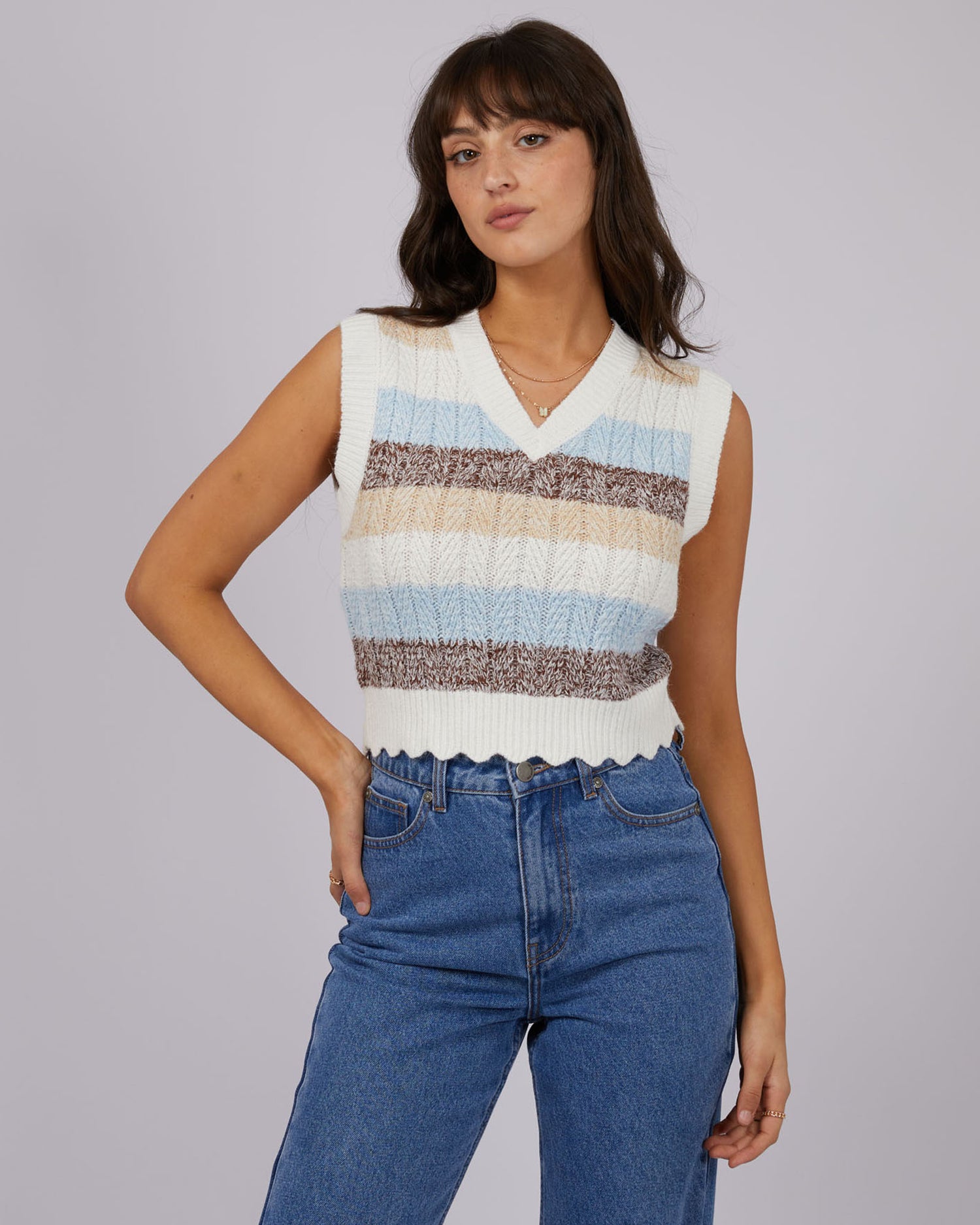 Indy knit vest multi