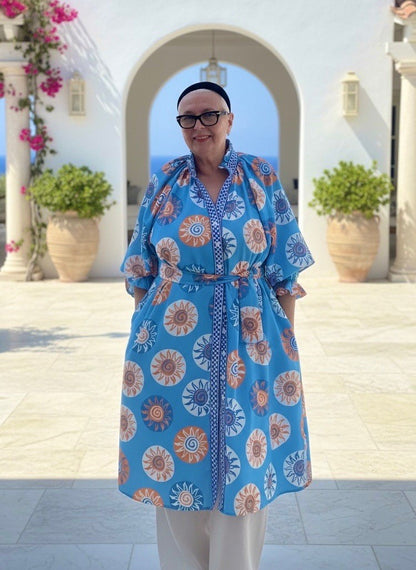 Nine Three One Dress Blue