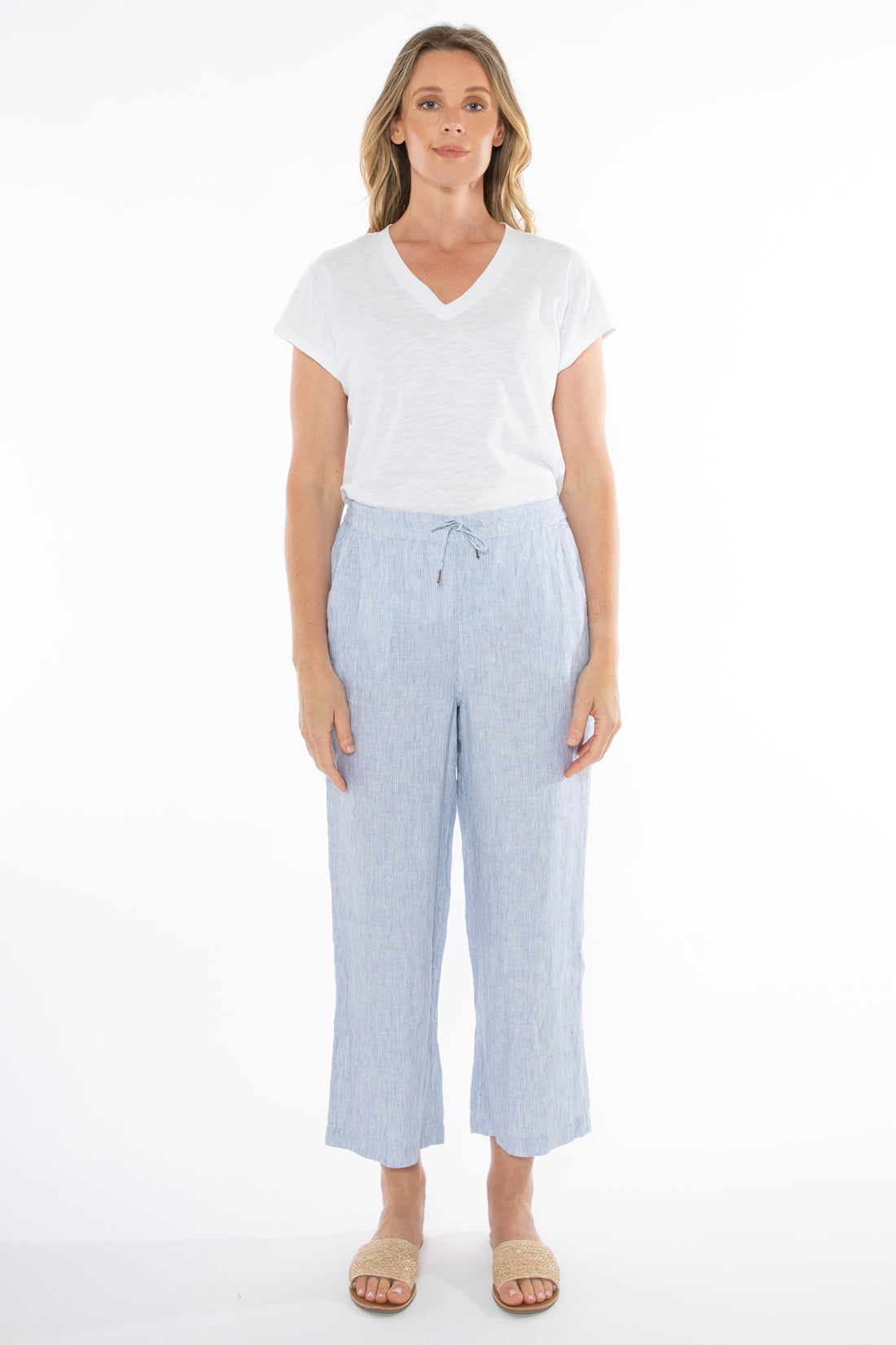 Core stripe pant Denim