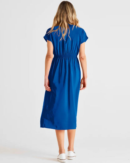 Simone Dress Indigo