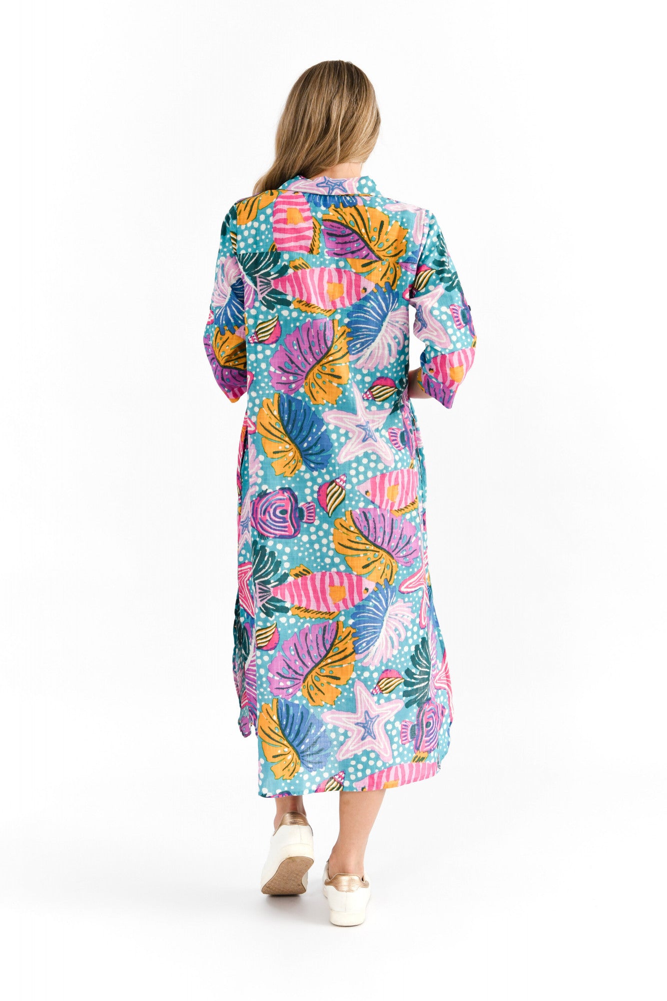 Sofia Shirt Dress Starfish 2