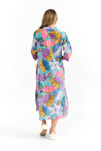Sofia Shirt Dress Starfish 2