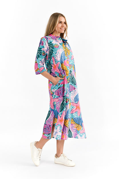 Sofia Shirt Dress Starfish 2