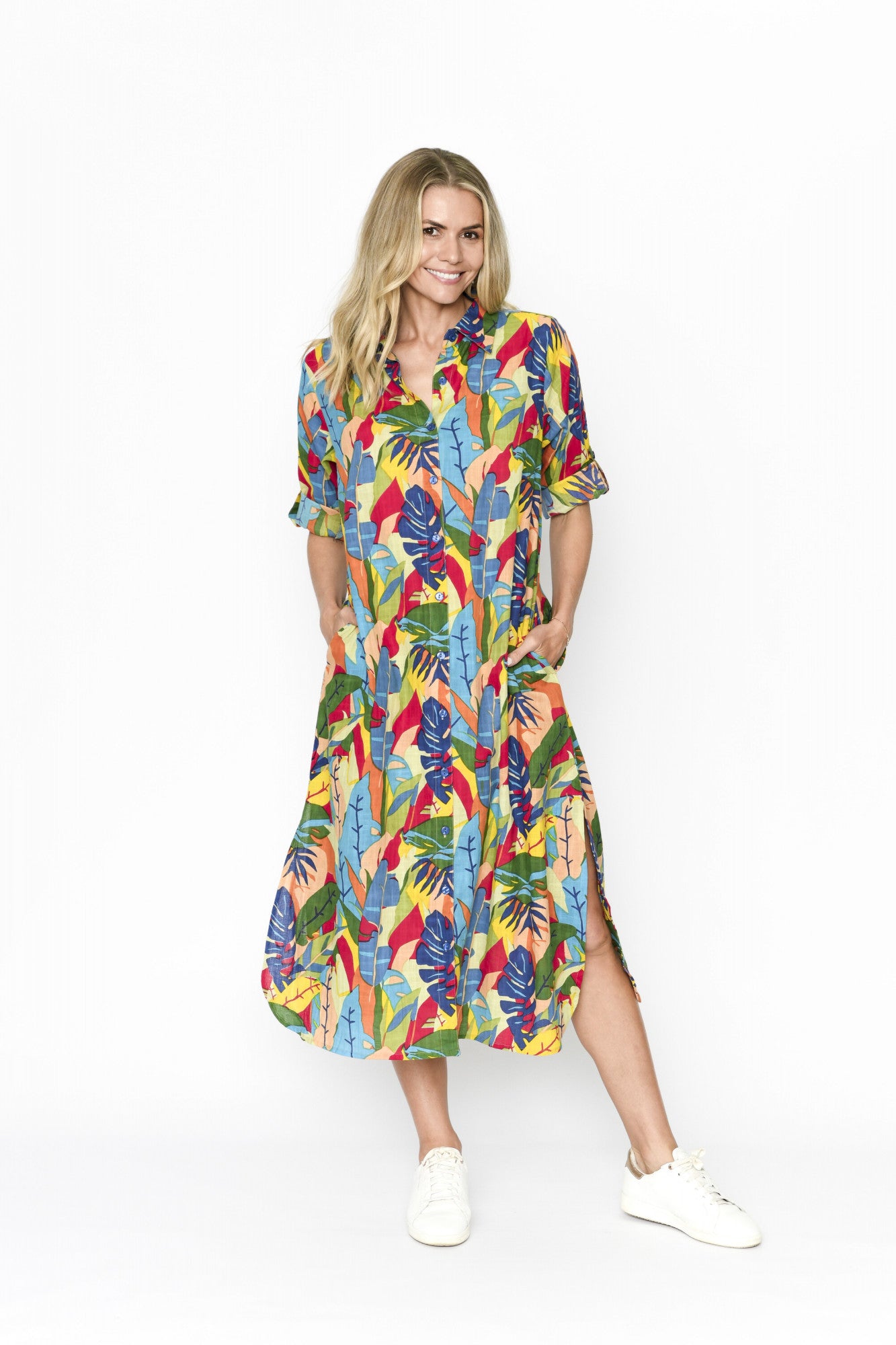 Sofia shirt dress Cutoutjun 1