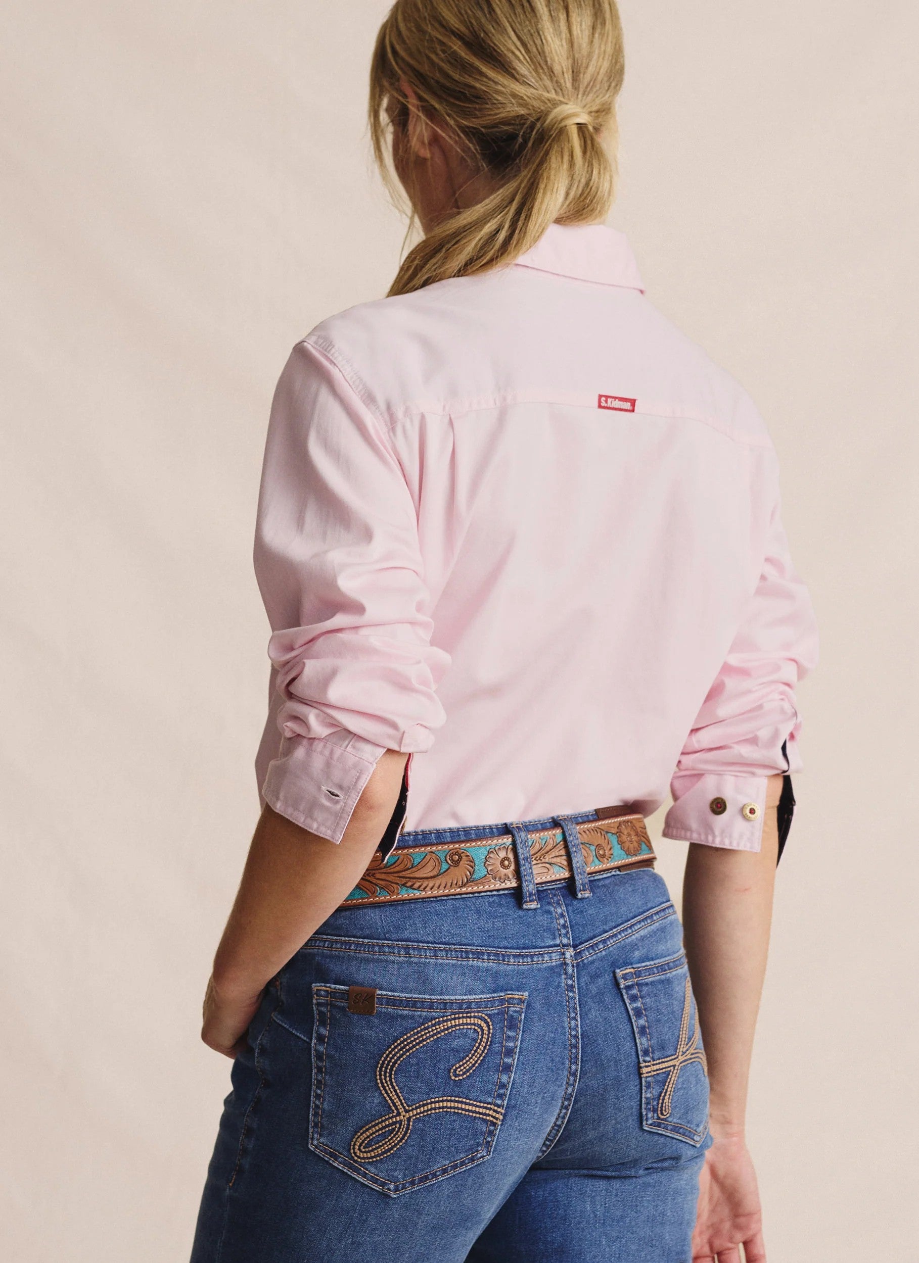 Spencer Full Placket pale pink