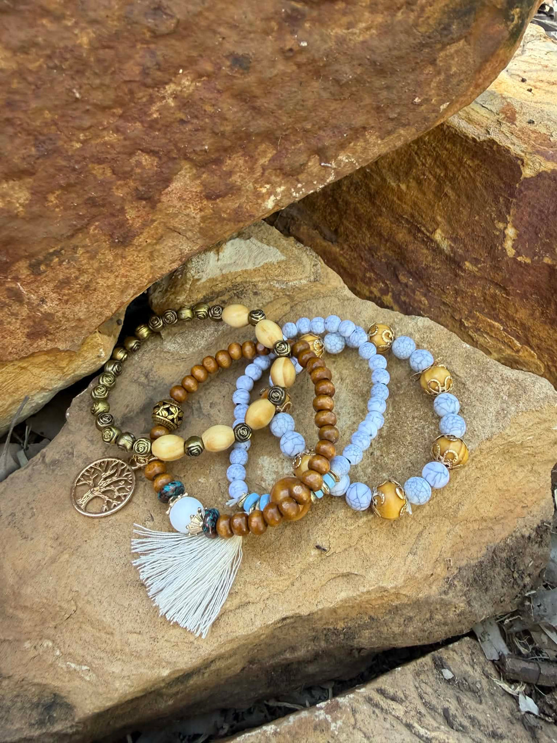Blue Tree of Life Bracelet