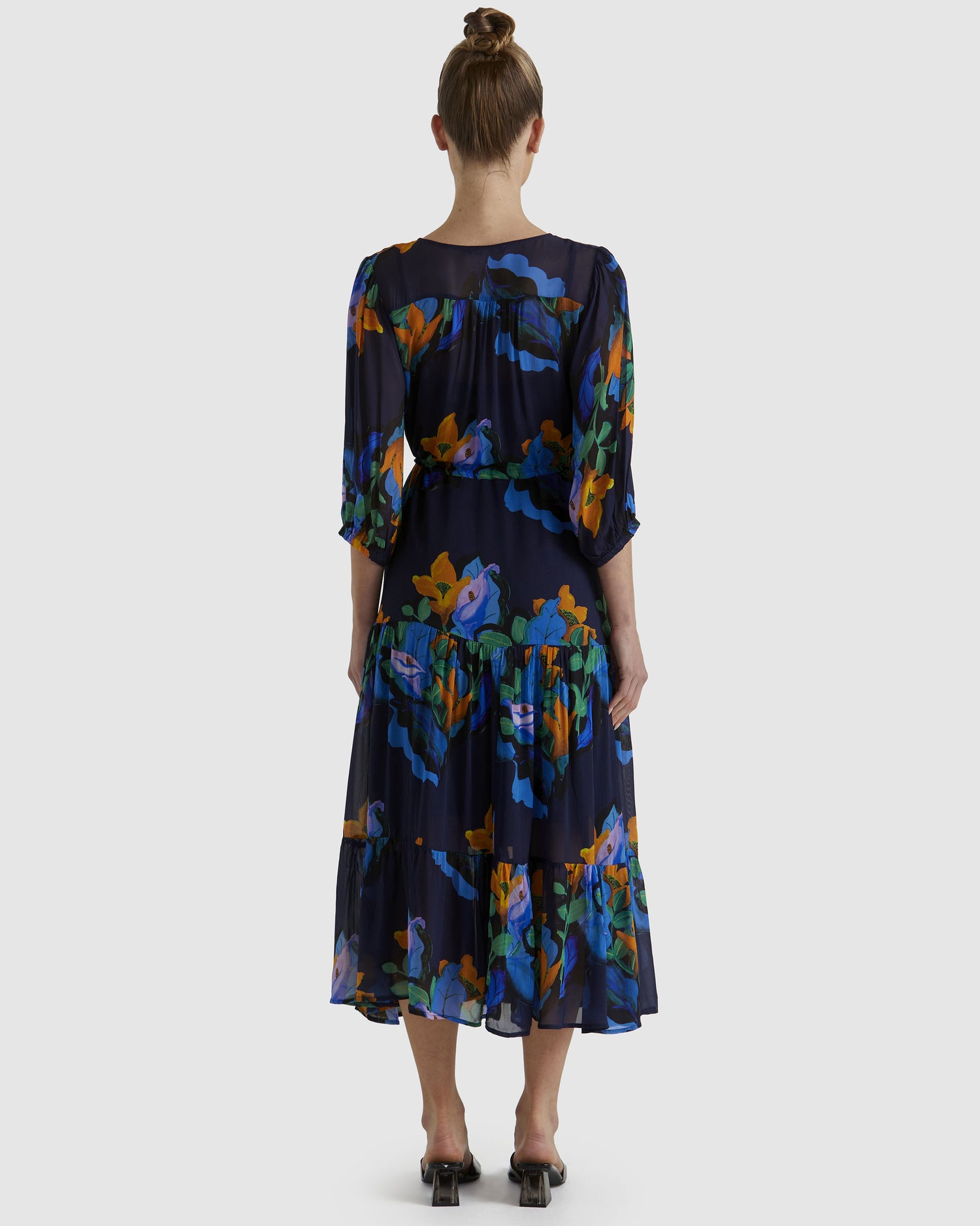 Twilight Dress Navy Floral