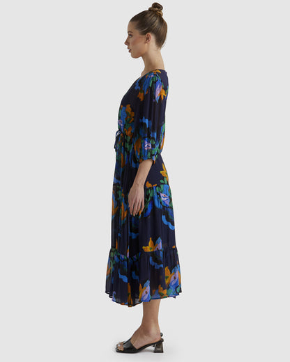 Twilight Dress Navy Floral