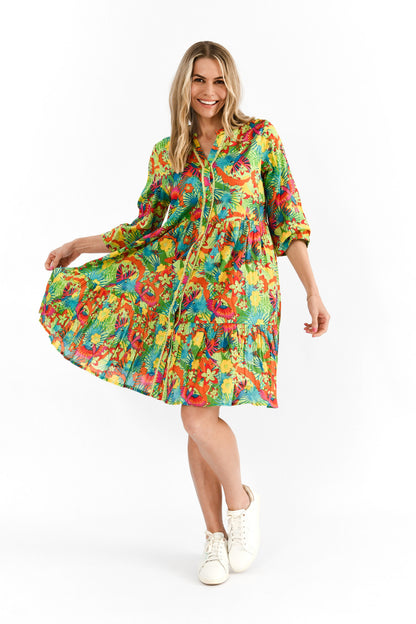 Vivian V Neck Shirt Dress