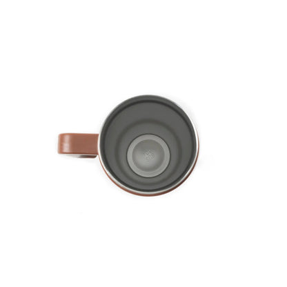 Wide Wyoming Tumbler in brown/white
